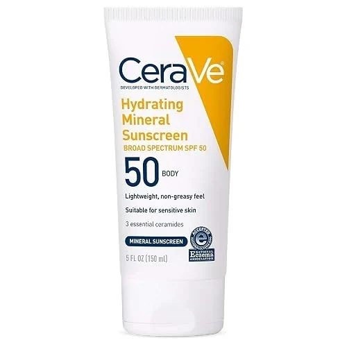 CeraVe Hydrating Mineral Sunscreen SPF 50 product image