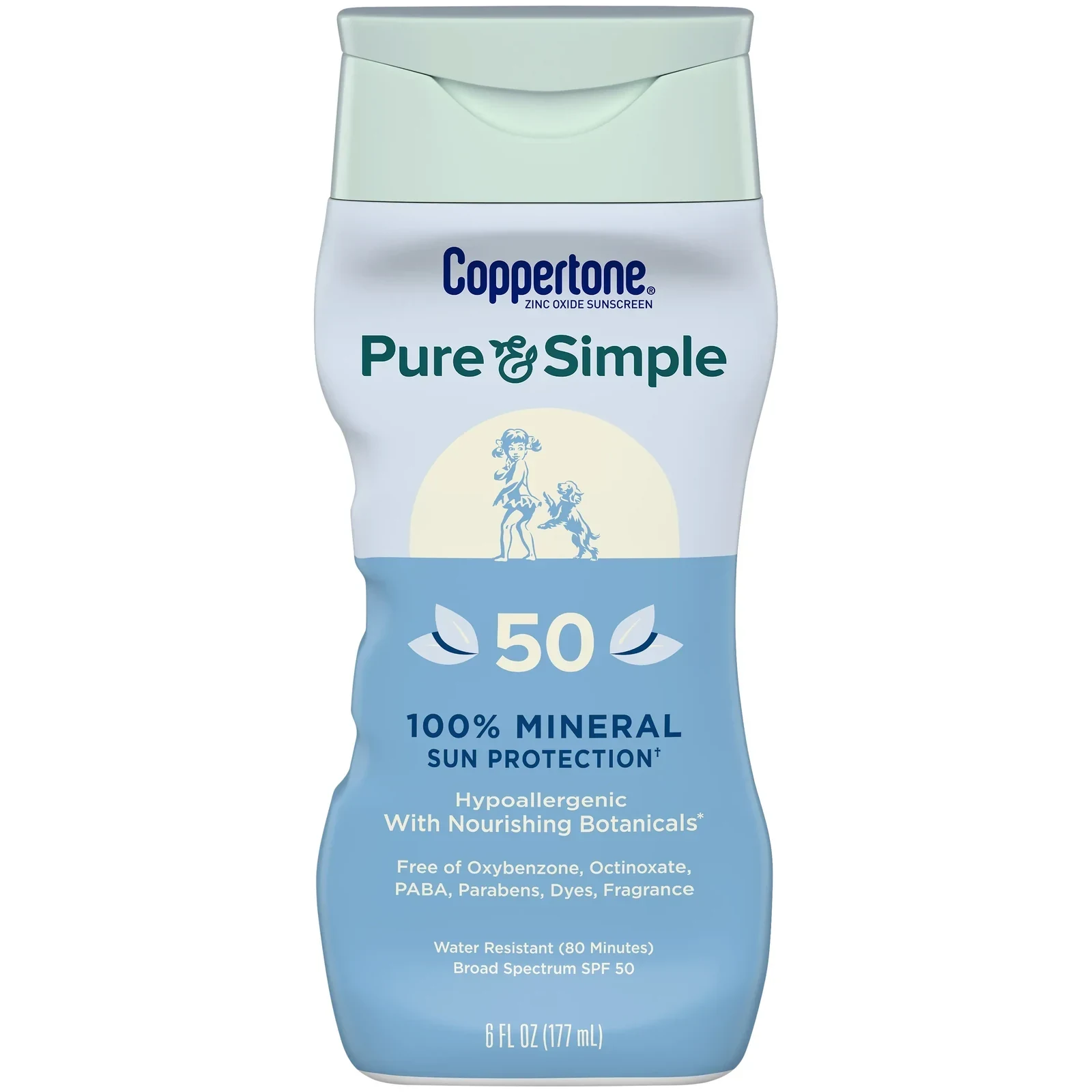 Coppertone Pure & Simple SPF 50 Mineral Sunscreen product image