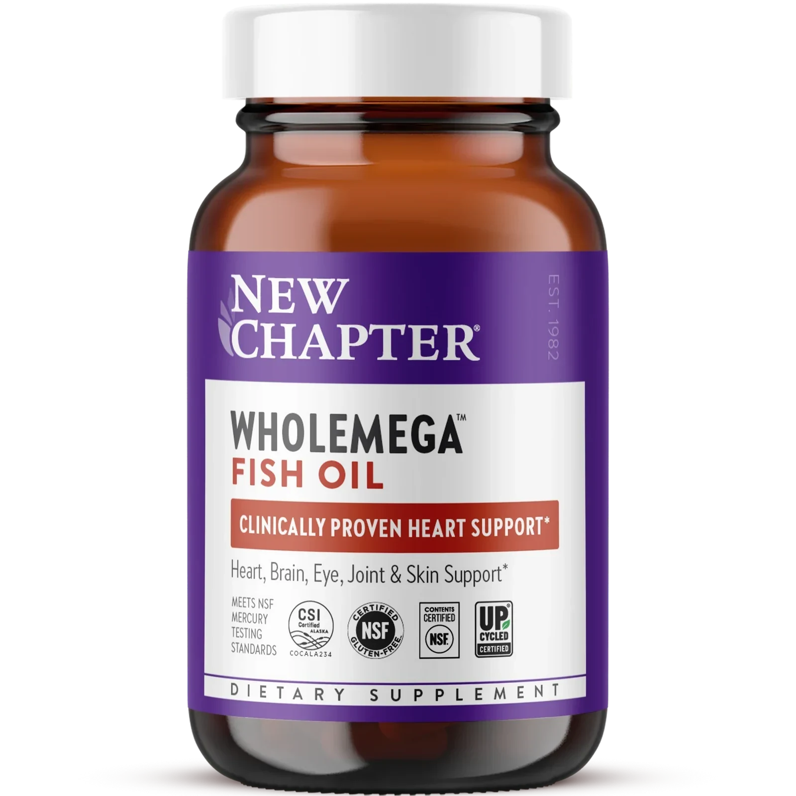 New Chapter Wholemega Whole Fish Oil Supplement product image
